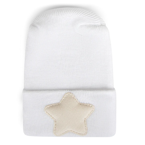 Adora Hospital Hat - Star Linen Cream