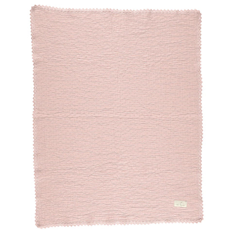 Bebe Organic Lumi Chenille Blanket - Faded Rose