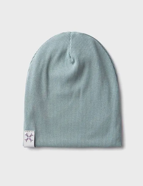 Jacqueline & Jac Ribbed Beanie - Ocean Green
