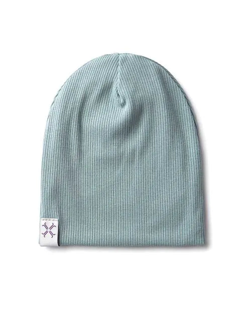 Jacqueline & Jac Ribbed Beanie - Ocean Green