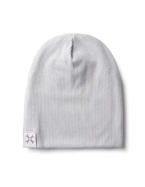 Jacqueline & Jac Ribbed Beanie - Silver