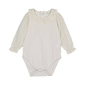 Peluche Blouse Sleeve Bodysuit - Cream