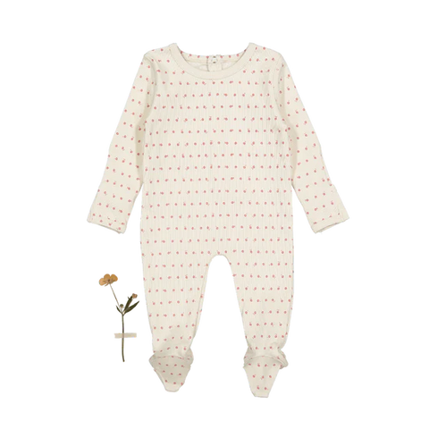 Lovely Littles Mia Pink Footie + Bonnet
