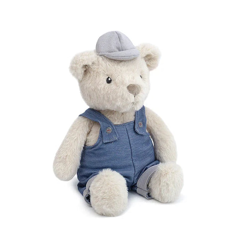 Mon Ami Bears - Eddie Blue Overalls
