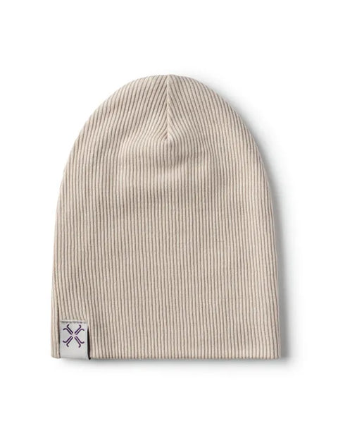 Jacqueline & Jac Ribbed Beanie - Sand