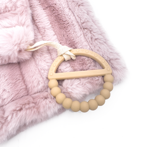 Kidu Fur Security Blanket - Wave Pink