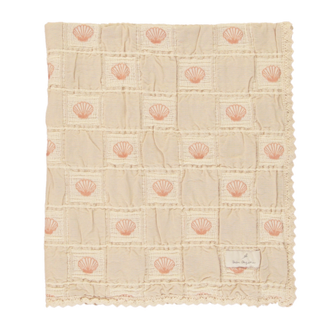 Bebe Organic Pink Shell Blanket