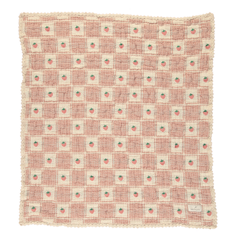 Bebe Organic Summer Strawberry Blanket