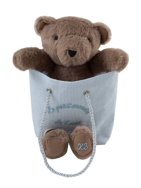 Kipp Baby Petit Ours Teddy in Bag - Blue