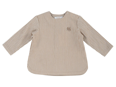 Kipp Baby Stripe Shirt - Caramel