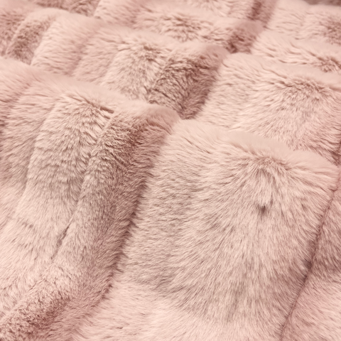Kidu Fur Blanket - Wave Pink