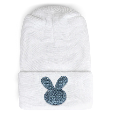 Adora Hospital Hat - Bunny Weave Denim