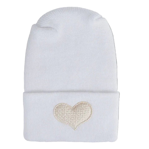 Adora Hospital Hat - Heart Weave Mini Ivory