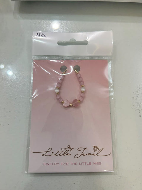 My Little Jewel Bracelet Pink Bow b-bow151