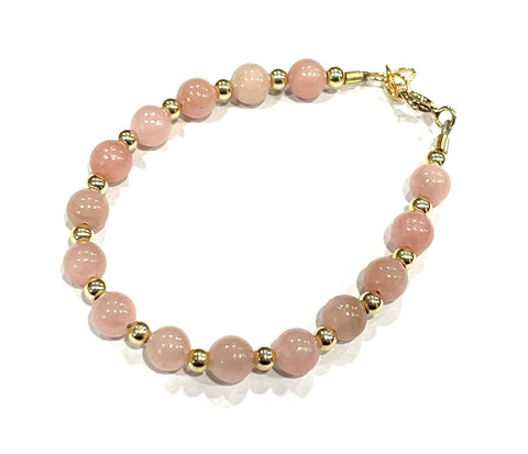 My Little Jewel Light Pink & Gold Alternating b-gem5