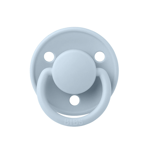 Bibs De Lux Silicone Pacifier - Baby Blue