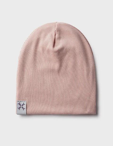 Jacqueline & Jac Ribbed Beanie - Blush