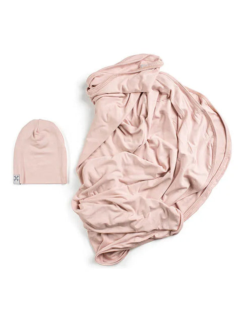 Jacqueline and Jac Blanket & Beanie Set - Blush