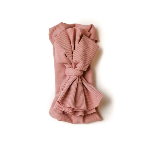 Nicsessories Butter Soft Ribbed Headband - Dusty Pink