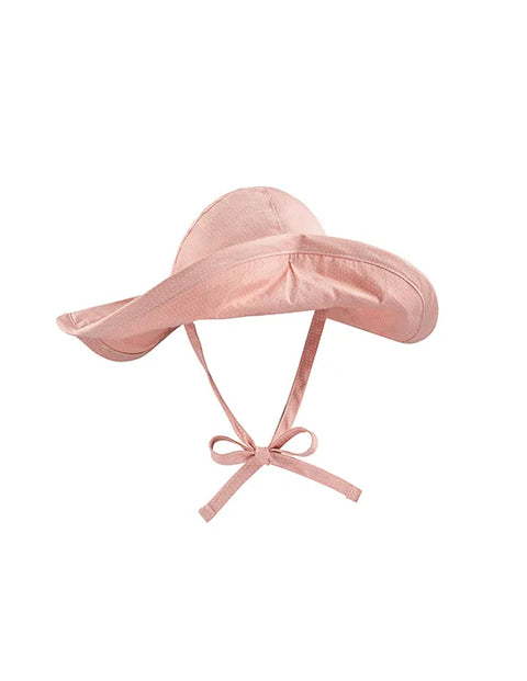 Jacqueline & Jac Sun Hat - Pink Polka Dot