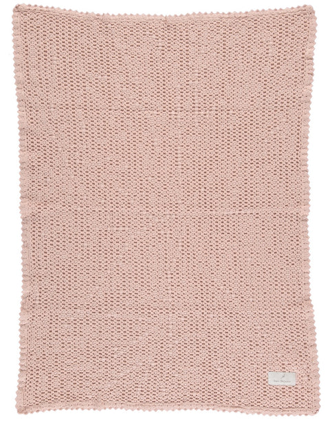 Bebe Organic Bebe Waffle Blanket - Dusty Rose