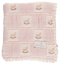 Bebe Organic Rocking Horse Blanket - Mauve