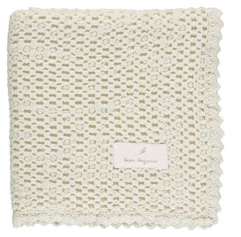 Bebe Organic Bebe Waffle Blanket - Natural
