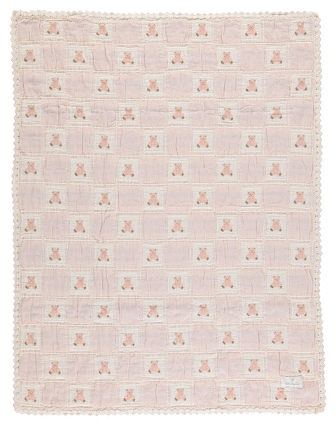 Bebe Organic Teddy Blanket - Mauve