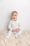 Adee Lemon Window Footie White