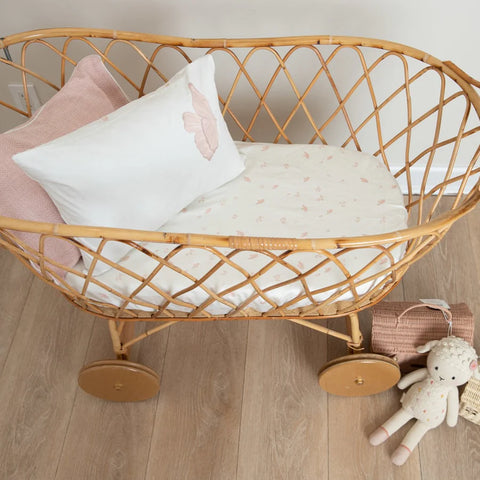 Petite Belle Bassinet Set - Pink Butterfly