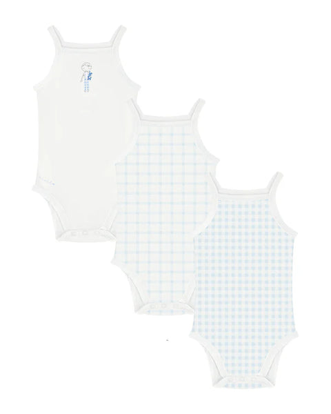 Aime 3 pack Print Undershirts - Boys Gingham