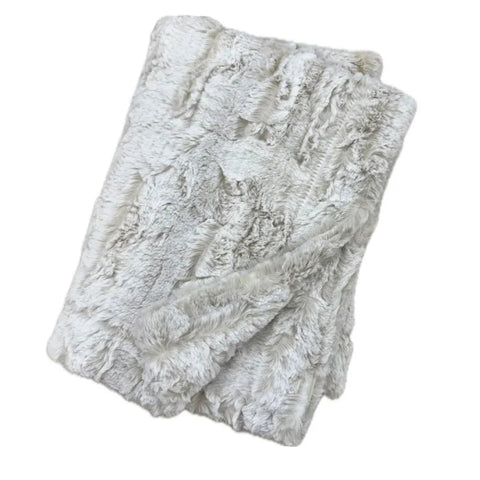 Zandino Fur Blanket - Neutral Taupe Theodore
