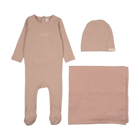 Lilette Take me home Bebe Blanket - Dusty Pink