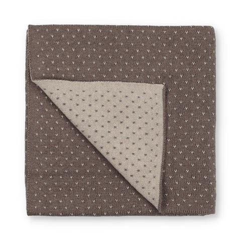 Little Fawn v Knit Blanket M358 - Oatmeal