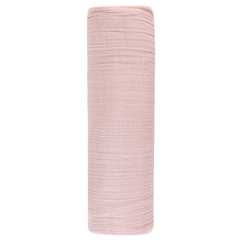 Ely's & Co. Muslin Swaddle - Girls Petal Pink