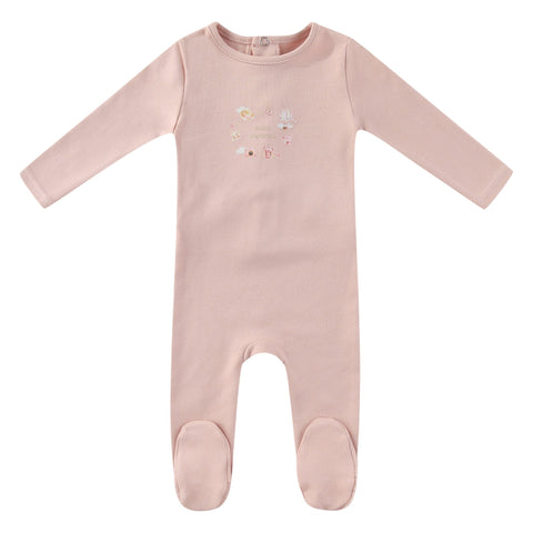 Mini Label Little Explorer Footie - Pink