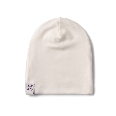 Jacqueline & Jac Infant Beanie - Natural White
