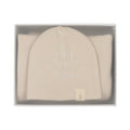 Peluche Knit Swaddle + Beanie Set - Stone