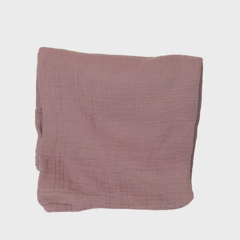 Ely's & Co. Muslin Swaddle - Girls Dusty Rose