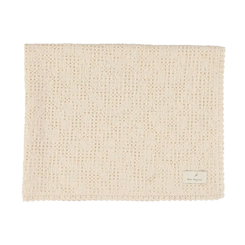 Bebe Organic Flat Waffle Blanket - Natural